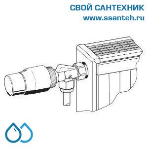 10447 Honeywell T4021 Термоголовка  M30 x 1.5, 11,5 мм, белый/хром